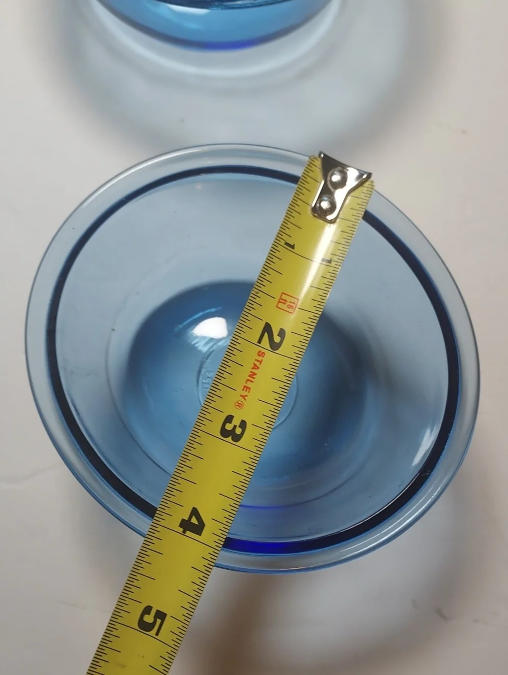 Vintage Anchor Hocking Blue Custard Bowls Ramekin Dishes 10 Oz.